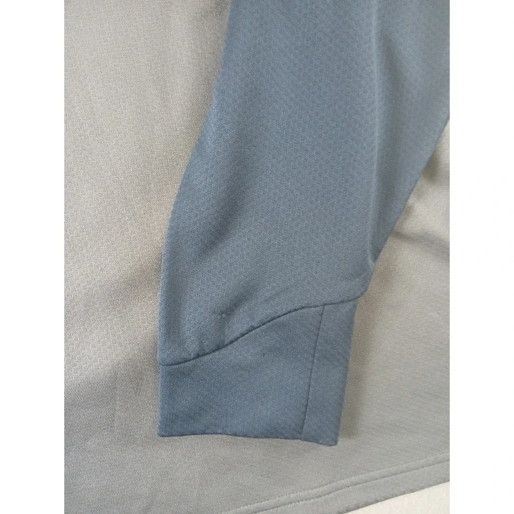 Nike Golf 1/4 Zip Pullover Mens Large Blue Gray Dri-Fit Standard Fit Fleece XL!!